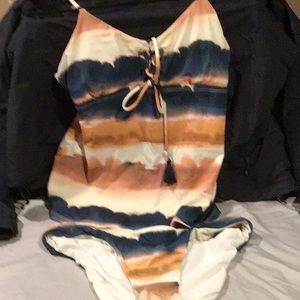 Womens small Lucky Brand Tankini